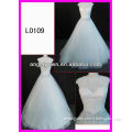 latest designer wedding dress gorgeous tulle with shining crystal guangdong bridal gown